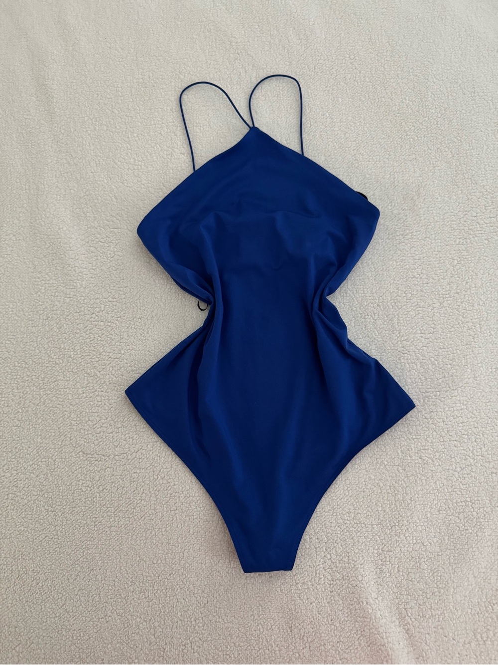 H&M Royal Blue Strappy One-Piece Bodysuit